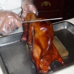 Filetieren der Peking-Ente