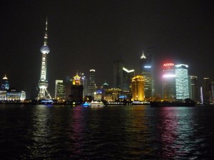 Blick vom Bund auf Pudong